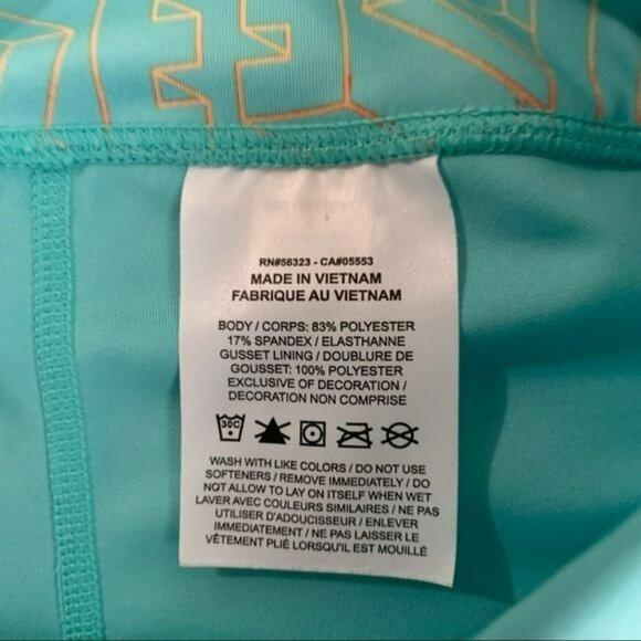 Nike womens size small dri fit mint leggings with nike logo - Picture 6 of 10